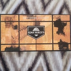Tony Perotti Leather Clutch Wallet